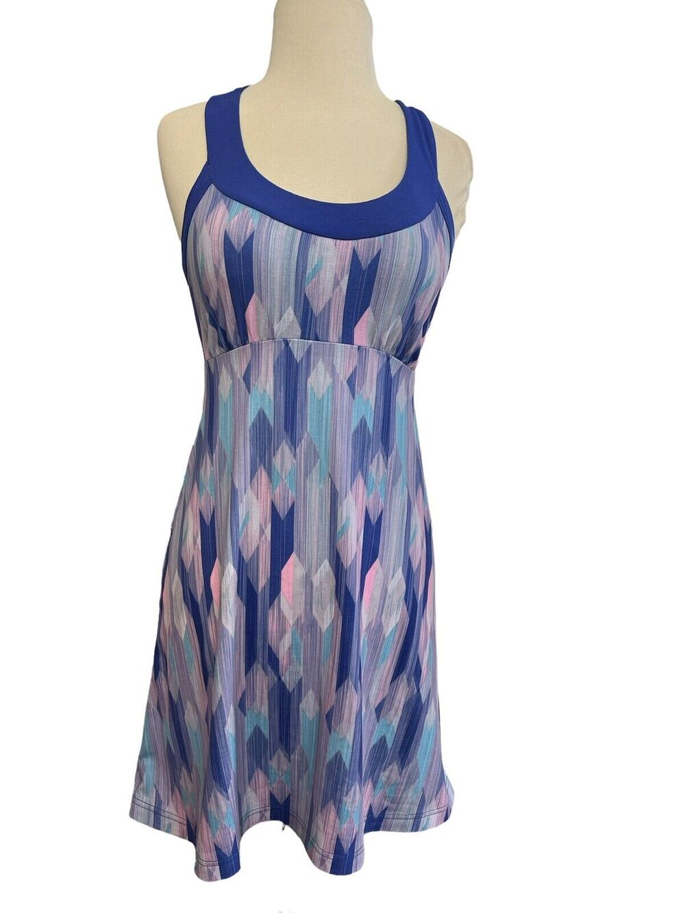 XS Prana Athletic Dress Racer Back Shelf Bra